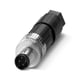 Connecteur série SACC-M12MS - droit - M12 - mâle - 4 pôles - non blindé - SACC-M12MS-4PL M