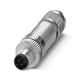 Connecteur série SACC-M12MS - droit - M12 - mâle - 4 pôles - blindé - SACC-M12MS-4PL SH