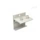 Manchon support équerre 13013M pour raccorder 2 rails SAF 13312 ou 13108