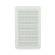 Grille d'aération GAPM spéciale façade rectangulaire 277 x 166 mm blanche
