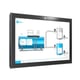 OptixPanel standard série 2800S - 10,1" - tactile - 16:10 - aluminium - 2800S-101DS-N1S
