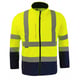 Blouson softshell haute visibilité ZOÉ 2 en 1 jaune/marine