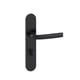 Ensemble sur grande plaque LOGIO Onyx noir mat