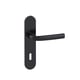 Ensemble sur petite plaque LOGIO Onyx  noir mat