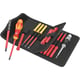 Tournevis porte embout isolé 1000 V avec 17 embouts de vissage 157 mm Kraftform Kompakt VDE 18 Universal 1 Tool Finder en trousse de 18 pièces