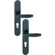 Ensemble sur grande plaque NEW-YORK noir mat 9714