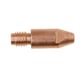 Tube contact torche MIG / MAG CUCRZR - Diamètre : 0,8 mm - Filetage : M6 - Nombre de pièces : 10