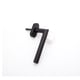 Poignée de fenêtre inox angle droit noir mat
