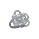 Mousqueton poulie double - 16 mm