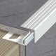 Socle à sceller pour nez de marche adaptable hauteur 7 à 12 mm longueur 2700 mm