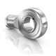 Embout à rotule femelle Série GIR-DO - Diamètre intérieur : 10 mm - Diamètre extérieur : 19 mm - Largeur : 9 mm