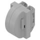 Pivot à frein réglable DS1141-P la paire pour menuiseries aluminium ou PVC gris RAL 9006