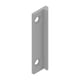 Gâche plate DS6153 pour fermeture en applique SORGHO hauteur 70 mm gris RAL 9006