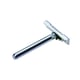 Support pour rayonnage - longueur 110 mm - acier zingué