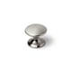 Bouton de meuble TOLEDE acier gris mat brossé - 27 mm