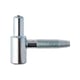 Fiche à visser standard acier zingué diamètre 13 mm longueur 38.5 mm mâle