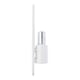 Fiche mâle CGP50150 diamètre 15 mm sur platine 3 trous pour menuiserie PVC blanc
