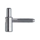 Fiche à visser réglable 057 pour menuiserie en bois acier zingué diamètre 13 mm longueur 26.5 mm mâle