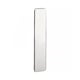 Plaque seule aveugle 6334 argent avec piliers taraudés
