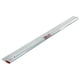 Règle de maçon crantée forme H avec profil fermé en aluminium 1,2 mètres