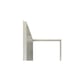 Traverse de finition pour porte TWIN et SPLIT longueur 1100 mm blanc RAL 9010