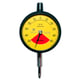 Comparateur mécanique type ISO à course limitée - Capacité de mesure : 1 mm - Précision : 0,07 mm - Résolution : 0,01 mm - Dos plat
