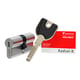 Cylindre 2 entrées RADIAL R 7101 3 clés nickelé varié 42.5 x 42.5 mm