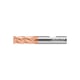 Fraise à rainurer/dresser carbure ME232.0W4B - Diamètre : 10 mm - Revêtement : WJ30ED - Nombre de dents : 4 - Longueur de coupe : 22 mm - Queue cylindrique avec méplat