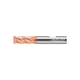 Fraise à rainurer/dresser carbure ME232.0W4BC - Diamètre : 10 mm - Revêtement : WJ30ED - Nombre de dents : 4 - Longueur de coupe : 22 mm - Queue cylindrique avec méplat