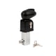 Serrure 1 point pour portillon de piscine TWIST noir RAL 9005