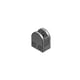 Pince à verre inox 304 arrondi 41 x 50 mm pour tube plat
