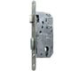 Serrure à larder 1 point série D450 têtière inox clé I axe 40 mm D455