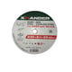 Meule à tronçonner plate acier/inox - Ø meule 230 mm - Épaisseur de la meule 2 mm - Ø alésage 22,23 mm