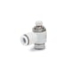 Régleur de débit avec raccord instantané série AS-SA - R1/8" - 6 mm - AS2201F-01-06SA