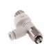 Régleur de débit avec indicateur AS - M5x0,8 - 6 mm