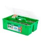 Vis terrasse bois exotique filetage partiel Tête fraisée Torx® T-STAR plus T20 Pointe CUT Inox A2 avec 5 embouts de vissage T20, foret étagé et 12 espaceurs