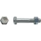 Boulon tête hexagonale Filetage partiel classe 6,8 Zingué