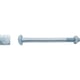 Boulon charpente bois tête carrée Classe 4,8 NFE 27341 Zingué