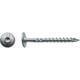 Vis pour construction bois tête ronde large Torx® Zingué
