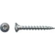 Vis bois TK3 tête fraisée Torx® filetage total Zingué