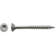 Vis pour panneaux agglomérés tête fraisée Torx® filetage partiel Inox A2