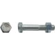 Boulon tête hexagonale SB ISO 4014/4032 Filetage Partiel classe 8,8 Zingué
