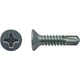 Vis Drillex® pvc pour fixation des ferrures, gâches et fiches sur menuiserie pvc renforcée Chromiting® grade 4