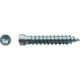 Vis béton pour fixation de châssis tête cylindrique réduite Torx® T30 zingué