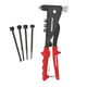 Pince écrou à sertir manuelle - Capacité de sertissage M3 à M6 mm - Longueur totale 270 mm - Poids 570 g