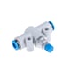 Limiteur de débit unidirectionnel série GR-QS - QS-6 - 245l/mn - 10 bar - GR-QS-6