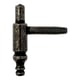Fiche à visser rustique pour menuiserie bois 190 diamètre 13 mm longueur 45 mm mâle zingué noir