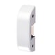 Gâche électrique en applique pour serrure antipanique IDEA 12V à contact stationnaire blanc