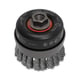 Brosse coupe à fils torsadés en acier M14 - Ø extérieur 80 mm