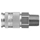 Coupleur double obturateur série 27 - R3/4 - Mâle - Laiton nickelé - 27KBAK26BPN